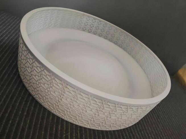 Lampa LED Plafon 5504-2L biała Sufitowa na Sufit duża ring