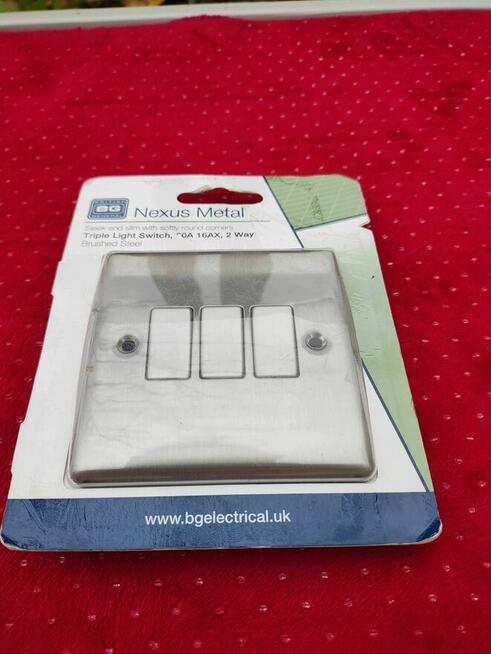 Potrójny Wyłącznik Światła Przełącznik Nexus 3 biegunowy