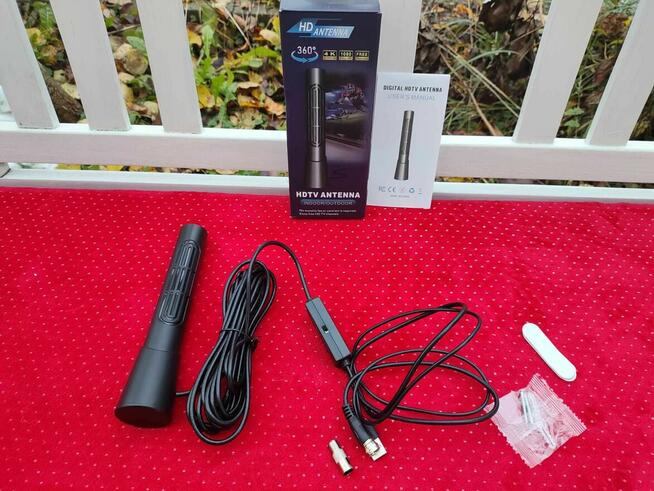 Antena Cyfrowa Telewizora TV wewnętrzna zewnętrzna pokojowa