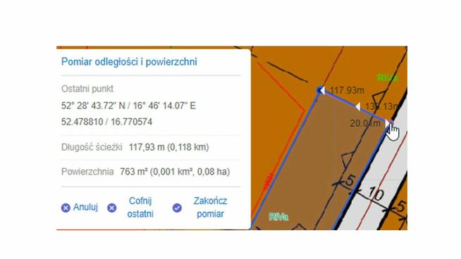 Działka budowlana MPZP możliwy podział na 5 działek Kiekrz