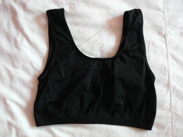 Biustonosz sportowy, czarny 75B