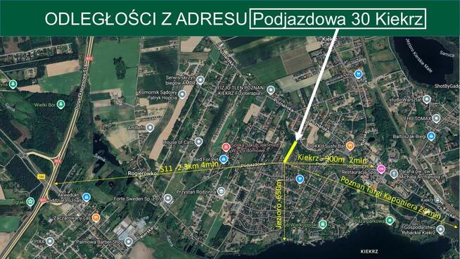 Działka budowlana MPZP możliwy podział na 5 działek Kiekrz