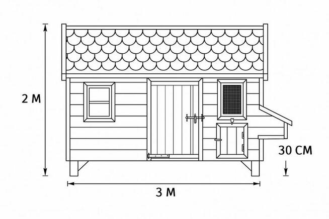 Kurnik ocieplony/nieocieplony – solidna konstrukcja