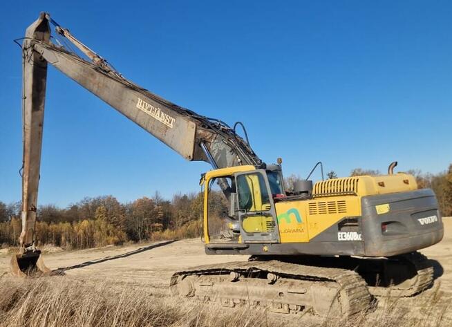 Volvo EC360 long reach 22m – potężna maszyna do stawów