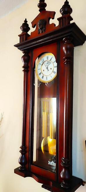 Zegar wiszacy stary linkowy G,B ,piekny w pełni sprawny