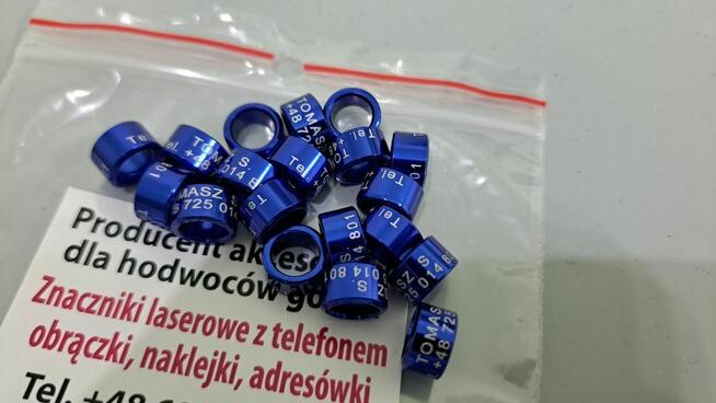 Obrączki aluminiowe 7 9 10 mm dla gołębi, ptaków PZHGP