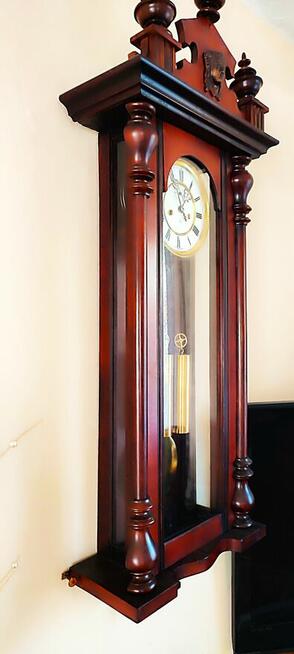 Zegar wiszacy stary linkowy G,B ,piekny w pełni sprawny