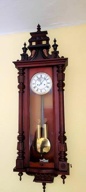 Zegar wiszacy stary linkowy G,B ,piekny w pełni sprawny