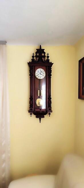 Zegar wiszacy stary linkowy G,B ,piekny w pełni sprawny