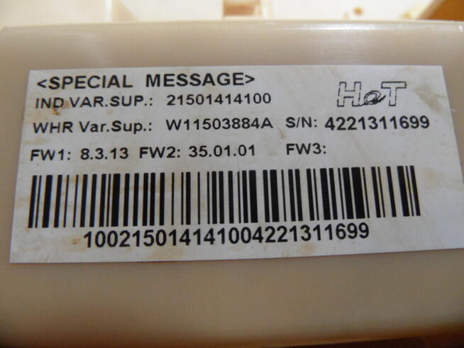 programator pralki whirlpool FFB9258 SV PL 21501414100