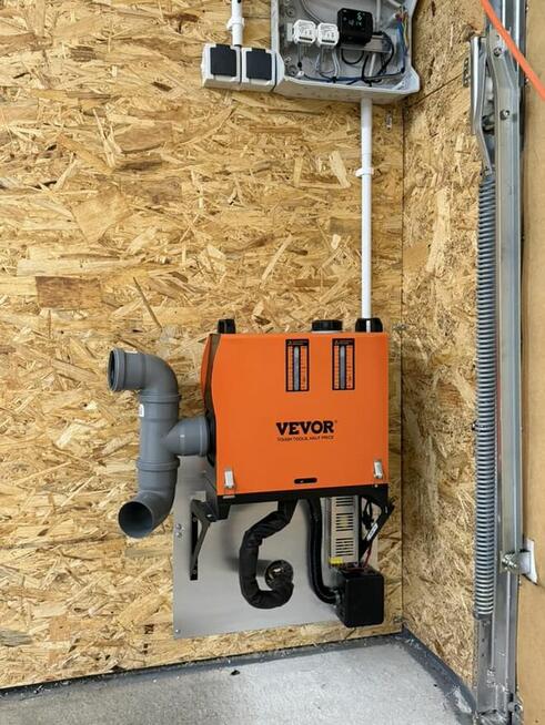 Montaż ogrzewanie garażu warsztatu ocieplanie namiot WEBASTO