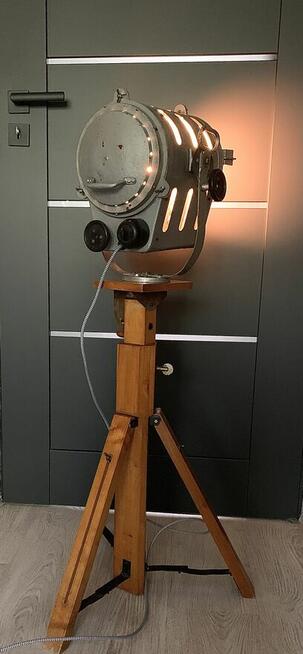 Lampa loft Vintage teatralno filmowa prl