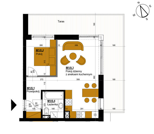 Apartament > 40,20 m2