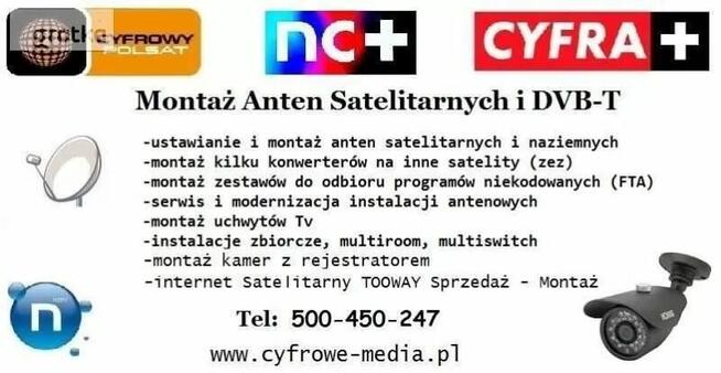 Montaż Zestaw Kamer Monitoring Oborniki Tel: 500-450-247