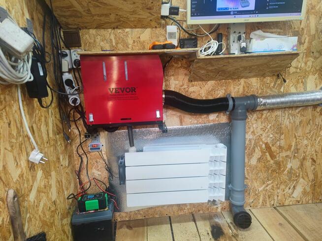 Montaż ogrzewanie garażu warsztatu ocieplanie namiot WEBASTO