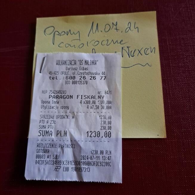 Opony całoroczne z felgami gratis 185/60/14