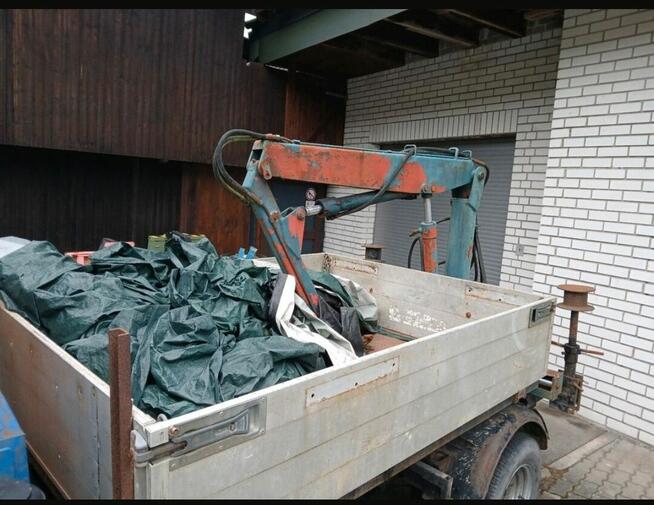 Multicar m2502 4×4, żuraw samochodowy z HDS