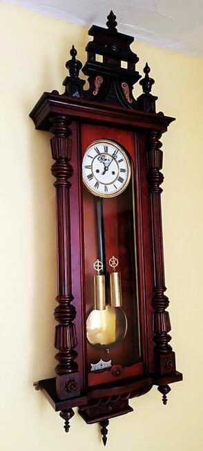 Zegar wiszacy stary linkowy G,B ,piekny w pełni sprawny