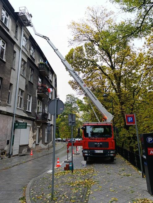 Wynajem podnośnika koszowego 30m