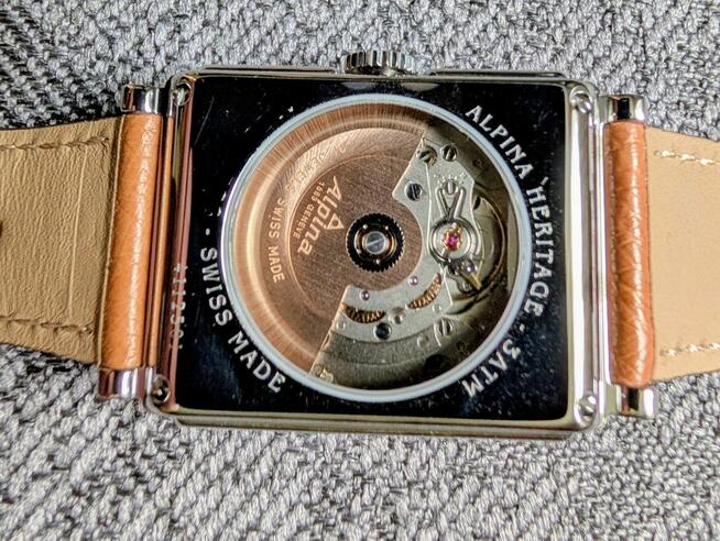 Alpina Heritage Carree Automatic - nienoszony - gwarancja
