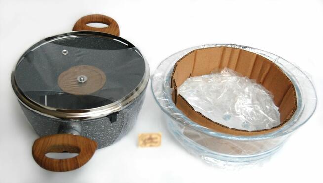 Ambition Mastic 20 cm szklany garnek do gotowania na parze