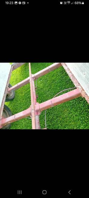 Przyczepa sam z najazdem do traktorka itp.