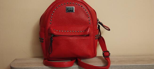 Mały plecak damski Beibaobao – kolor czerwony