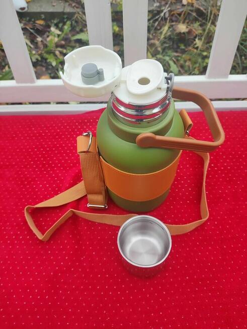 Termos ze Stali Nierdzewnej Sus304 Kubek Butelka na Pasku