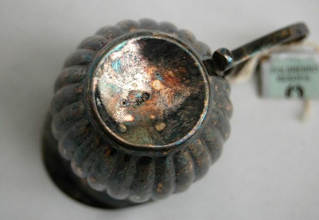 Posrebrzany mlecznik platerowany srebrem Resovia PRL