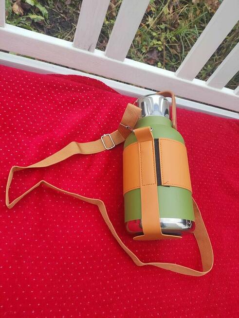 Termos ze Stali Nierdzewnej Sus304 Kubek Butelka na Pasku