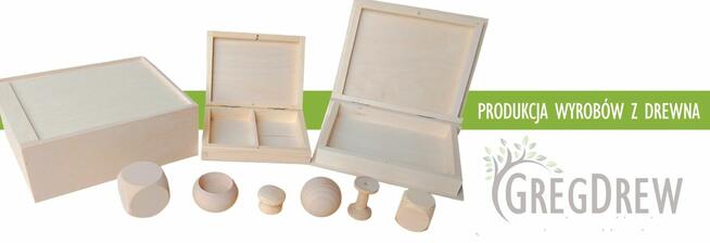 Drewniane skrzynki pudełka kostki do gry