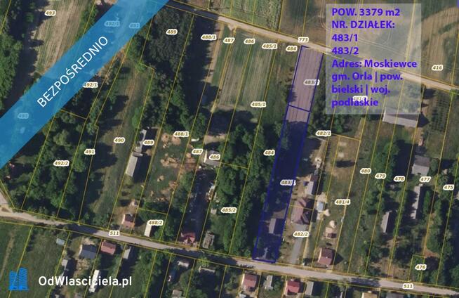 Siedlisko z unikalnym ponad 100 letnim drewnianym domem, całorocznym, po remoncie