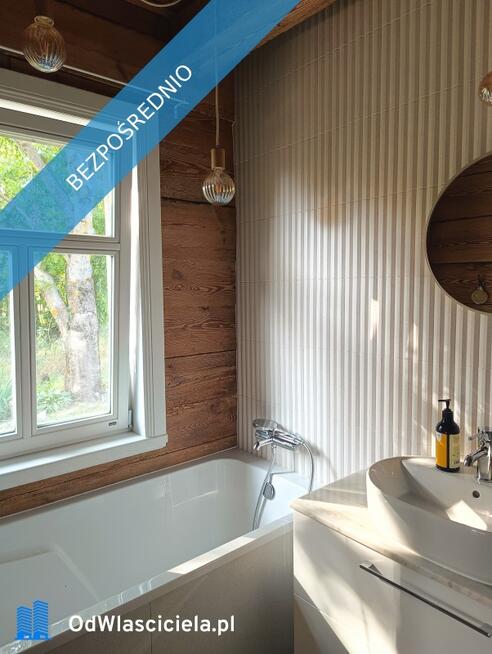 Siedlisko z unikalnym ponad 100 letnim drewnianym domem, całorocznym, po remoncie