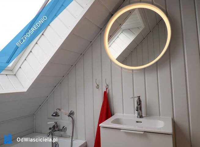 Siedlisko z unikalnym ponad 100 letnim drewnianym domem, całorocznym, po remoncie