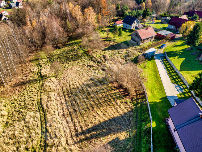 Działka w spokojnym miejscu blisko lasu