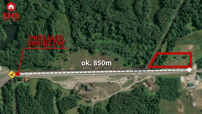Działka usługowa Hołny Mejera gm. Sejny