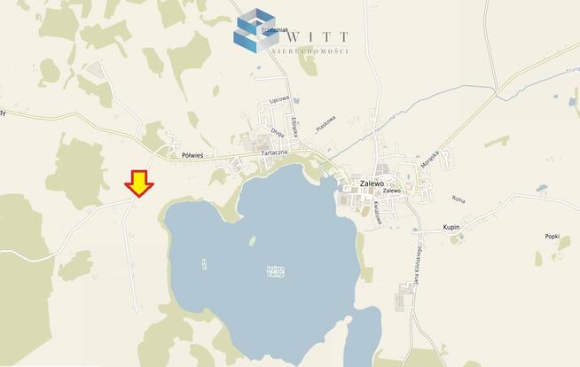 Działka budowlana Półwieś gm. Zalewo