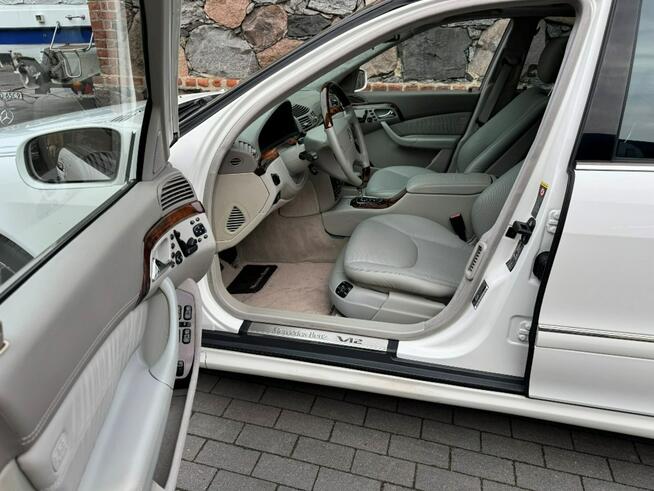 Mercedes S 600 LONG Biały W12 365KM Gotowy do jazdy