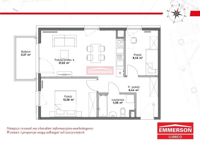 Narożne z balkonem | Osiedle z własnym parkiem