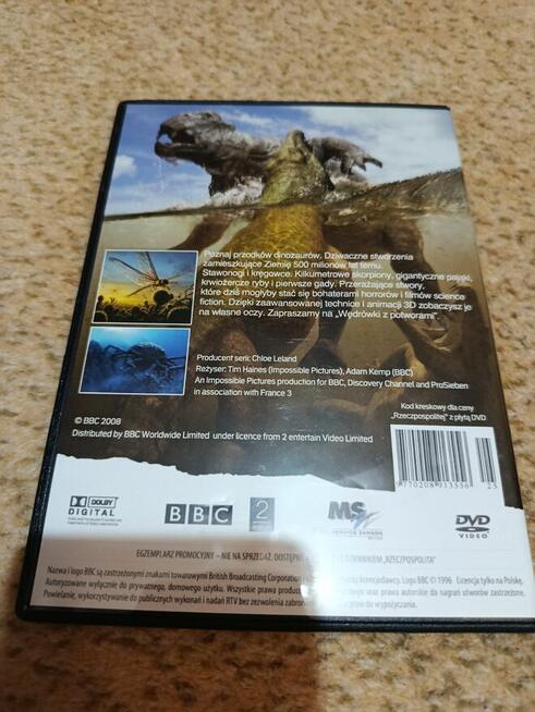 Komplet płyt DVD o Dinozaurach
