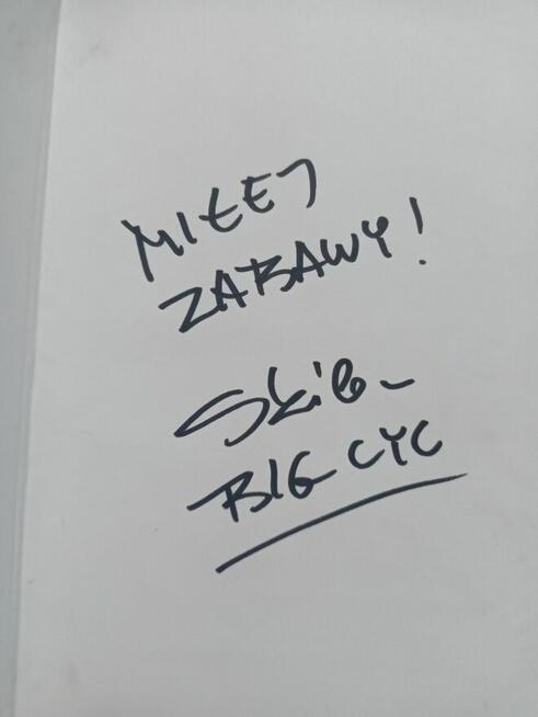 Książka Big Cyc na barykadzie rokędrola z autografem