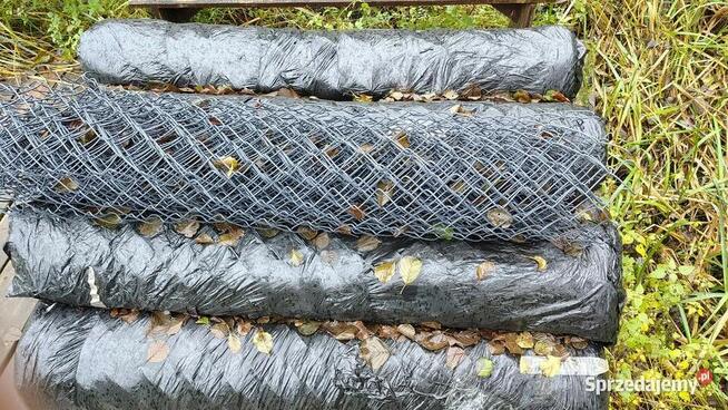 SIATKA 3.6mm 6,5x6,5cm 1,5m-10mbx8 szt-POWLEKANA PCV GRAFIT