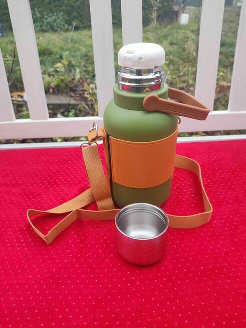 Termos ze Stali Nierdzewnej Sus304 Kubek Butelka na Pasku