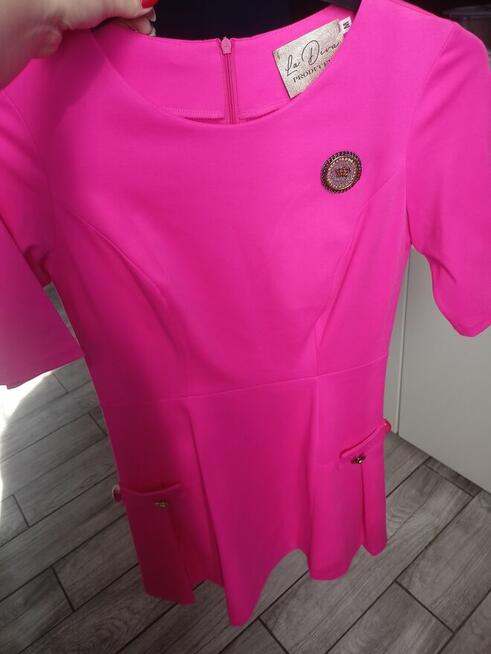 Sukienka Fuksja S/M La Diva