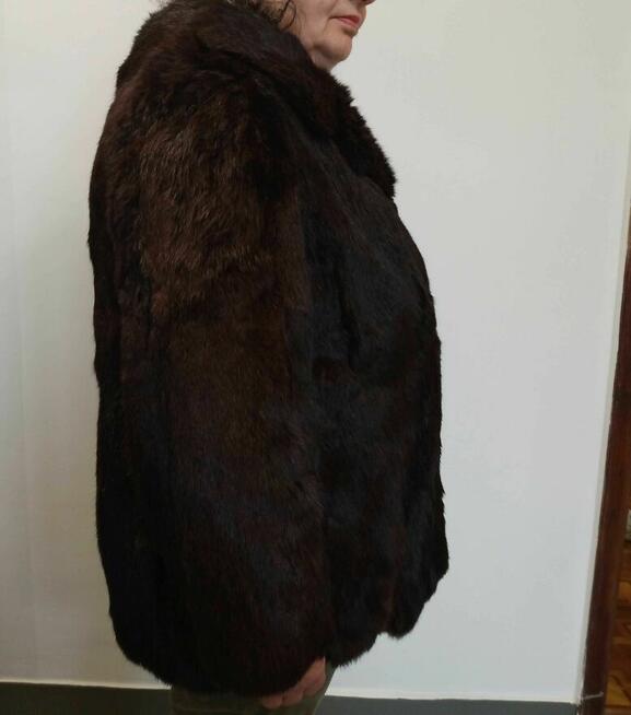 Ekskluzywna kurtka z naturalnego futra królika