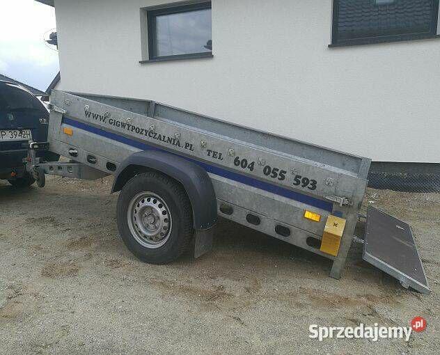 Przyczepa do transportu motocykla i quada