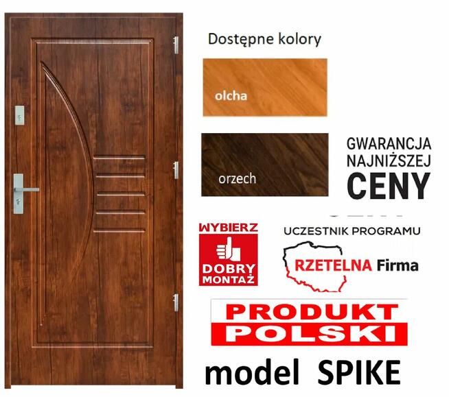 Drzwi wejściowe zewnętrzne antywłamaniowe akustyczne