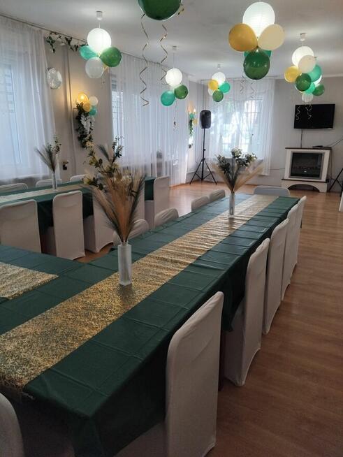 Sala do organizacji przyjęć okolicznościowych z kuchnią