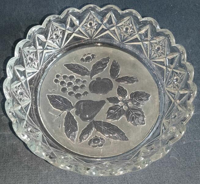 Zestaw szkła kryształowego -salaterka, misa ,patera (nr.1-4)