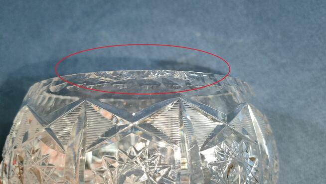 kryształy – misy , popielniczka i paterki (nr 9–13)